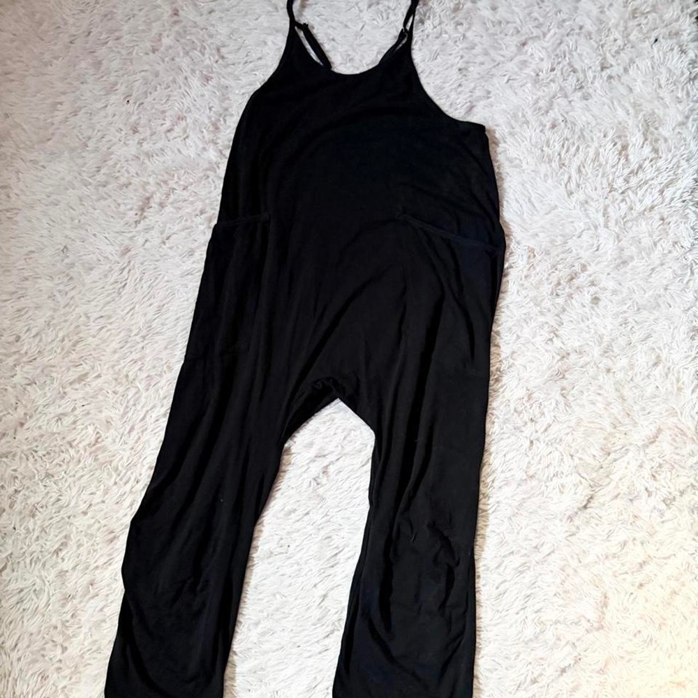Harem Oversized Drop Crotch Boho Quirky Hippie Indie Jumpsuit Womens M Lounge